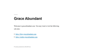 graceabundant.com