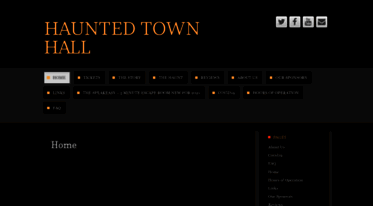 hauntedtownhall.com