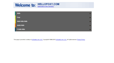 hellofoxy.com