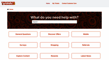help.creationsrewards.net