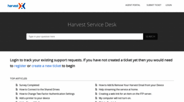 help.harvest.org
