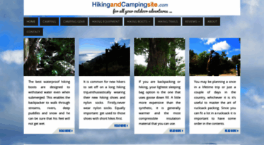 hikingandcampingsite.com