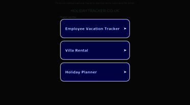holidaytracker.co.uk