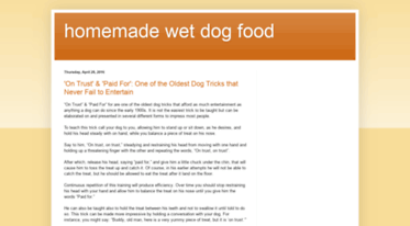 homemade-wet-dog-food.blogspot.com