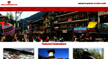 honeymoonpackagemanali.com