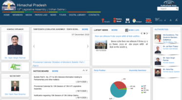 hpvidhansabha.nic.in