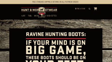 hunt.irishsetterboots.com