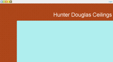 hunterdouglasceilings.roxer.com
