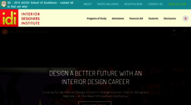 Get Idi Edu News Interior Design School Orange County