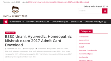 indiaresult2018.com
