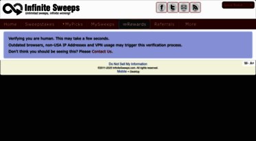 infinitesweeps.com