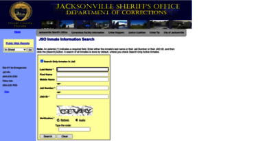 Get Inmatesearch.jaxsheriff.org news - JSO Inmate Information Search