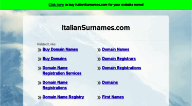 italiansurnames.com