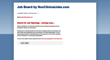 jobs.nonclinicaljobs.com
