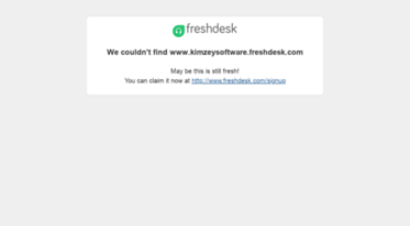 kimzeysoftware.freshdesk.com