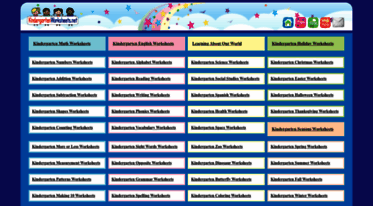 kindergartenworksheets.com