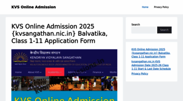 kvonlineadmissions.in