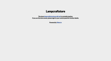 lampcraftstore.buycraft.net