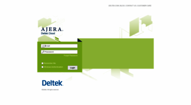 Get Login.ajera.com news - Ajera - Deltek Cloud