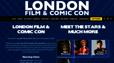 londonfilmandcomiccon.com