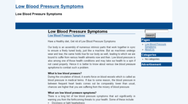 lowbloodpressuresymptoms.net