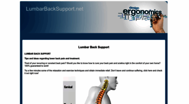 lumbarbacksupport.net