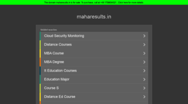 maharesults.in