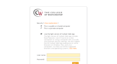 mail.cw.edu