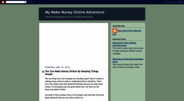 make money online blogspot
