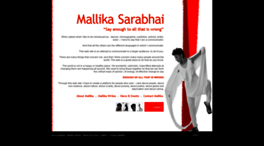 mallikasarabhai.com