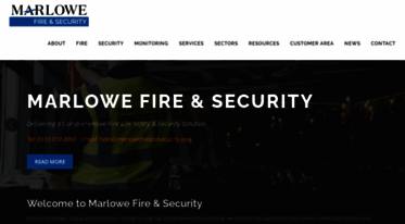 marlowefireandsecurity.com