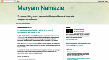 maryamnamazie.blogspot.com