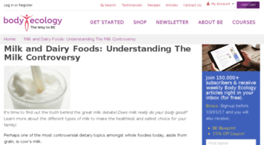 milk.bodyecology.com