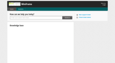 miniframe.freshdesk.com
