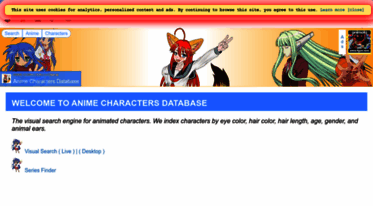 Anime Characters Database