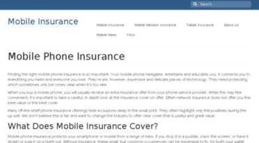 mobileinsurance.insure