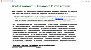 mordocrosswords.com