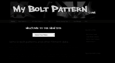 Atv Bolt Pattern Chart