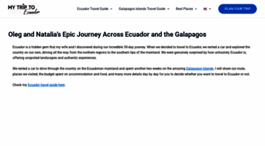 mytrip2ecuador.com