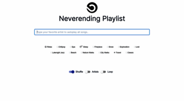 neverendingplaylist.com
