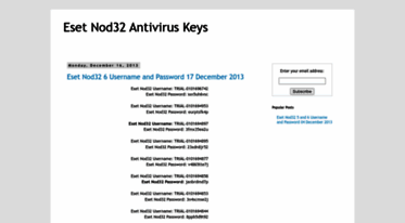 Get Nod32 Serialkeys Blogspot Com News Eset Nod32 Antivirus