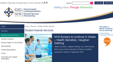 nwsspstudentfinance.wales.nhs.uk