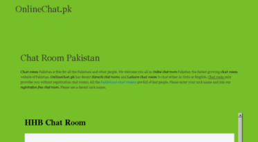 Get Onlinechat Pk News Chat Room Pakistani Chat Rooms