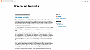 onlinefreerolls.blogspot.com