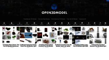 Get Open3dmodelcom News 3d Models Free Download - maya 3d model online free download site