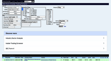 Get Openinsider.com news - SEC Form 4 Insider Trading Screener ...