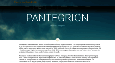 pantegrion.com