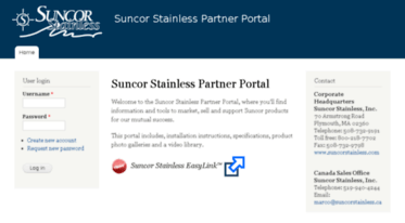 partnerportal.suncorstainless.com