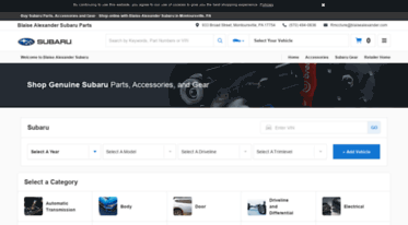 parts.alexandersubaruinc.com
