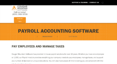 payroll-software.cougarmtn.com